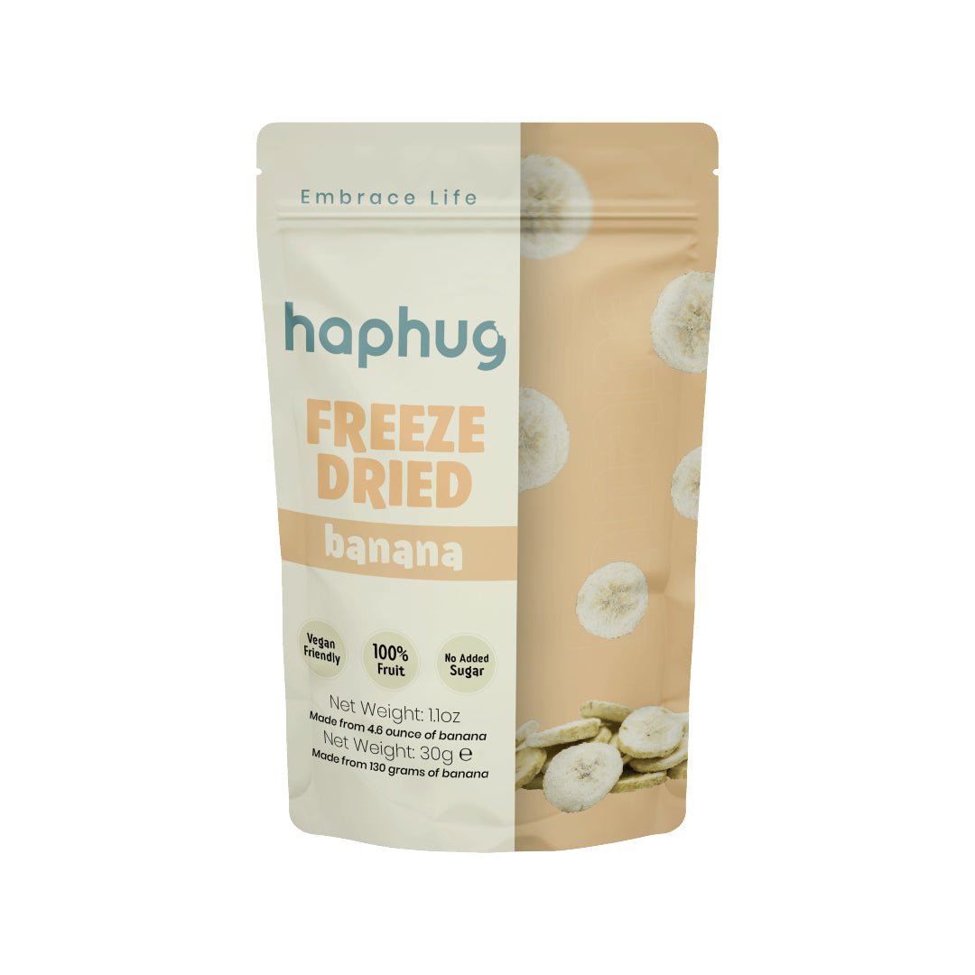 HapHug Freeze Dried Shades of Yellow Pack Vegan Friendly, No Sugar Added, 100% Natural