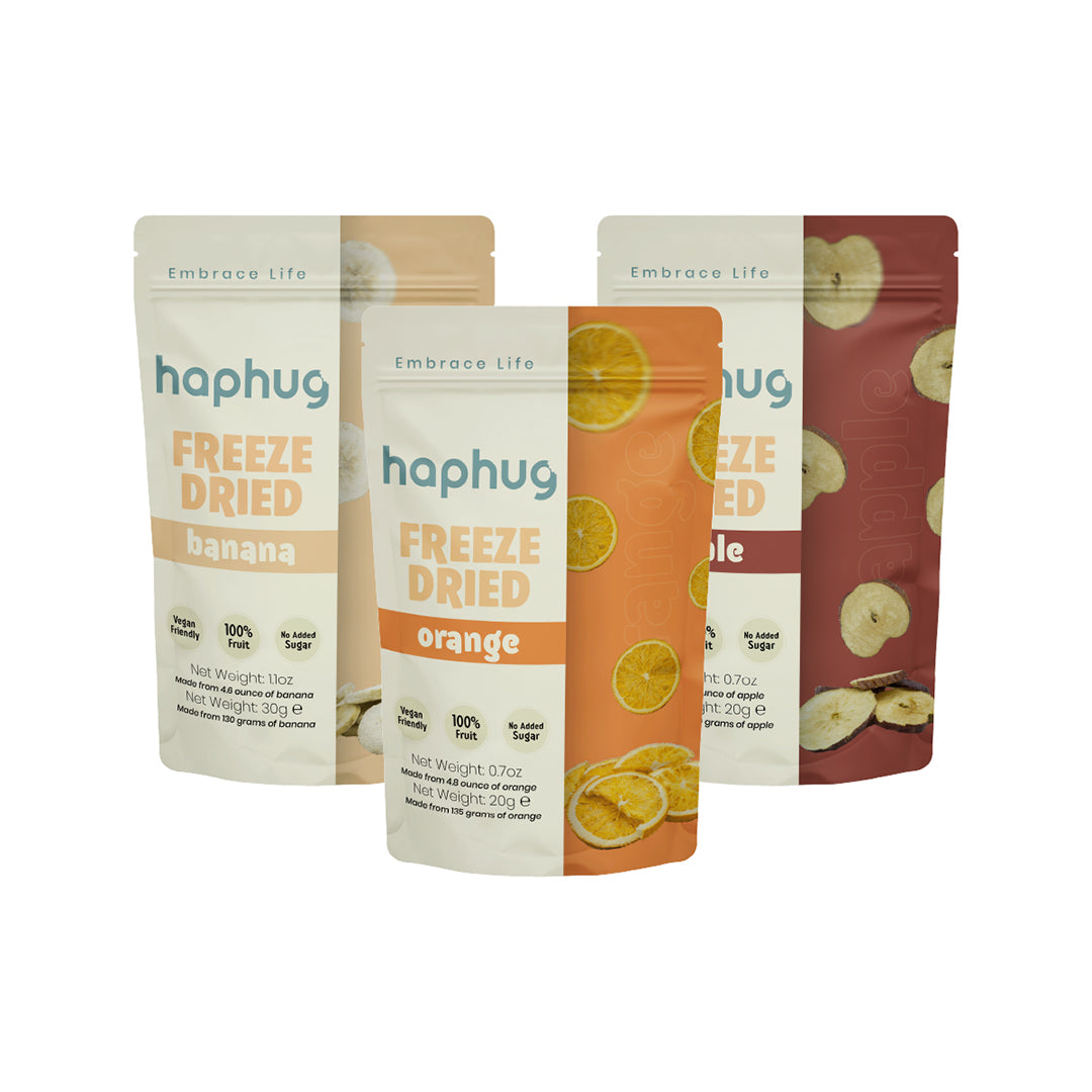 HapHug Freeze Dried Winter Pack Vegan Friendly, No Sugar Added, 100% Natural